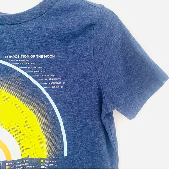 👍🏽Boys Old Navy “Moon” Graphic Shirt SZ S - Picture 4 of 11